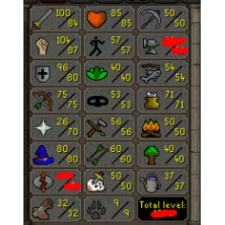 [NO EMAIL SET] - Phosani Starter - Barrows gloves - 1.2k TTL - NO BANS/MARKS