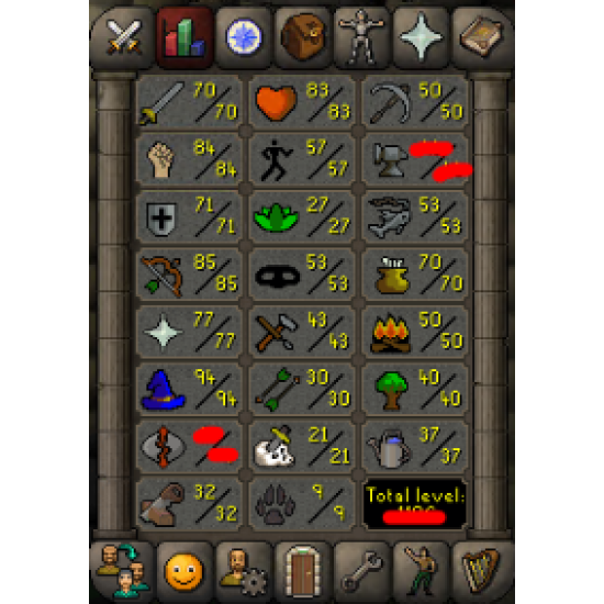 [NO EMAIL SET] -TOA Starter - Barrows gloves - Piety - 1.2k TTL - No bans/marks